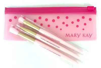 New Mary Kay Mini Essential Make-Up Brush Set Eye Shadow Blender & Detail NIP • $9.99