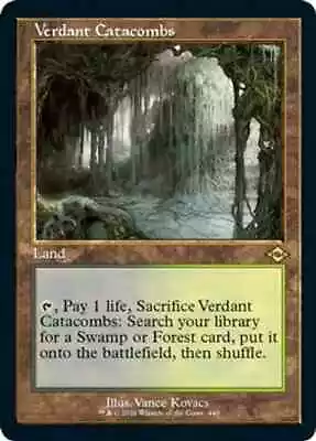 Magic The Gathering: VERDANT CATACOMBS (Retro Frame)  Modern Horizons 2 NM • $26.66