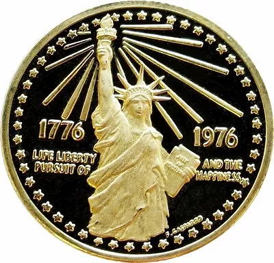 1976 Official U.s. Mint  Bicentennial Gold Medal ~ Proof ~ .900 Fine Gold ~ • $899.99
