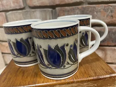 RARE Lot Of 3 Vintage Mikasa Intaglio Arabella Jumbo Coffee Cups Mugs 15oz • $37.24