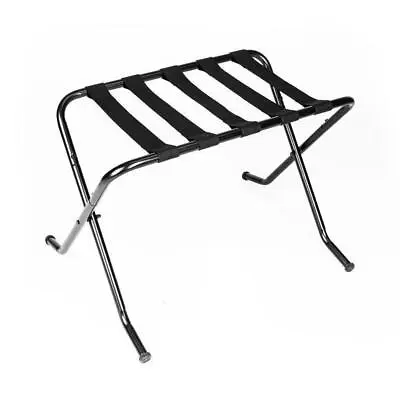 Folding Luggage Rack Collapsible Metal Suitcase For Guest Room Holds Up To 100lb • $19.95