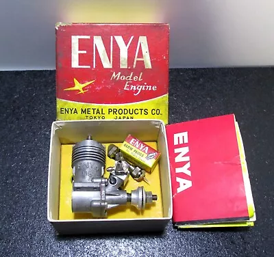 ENYA 09-III T.V. 1.62cc 2 Stroke Vintage Glow Engine Used Fully Maintained F/s • $85.55