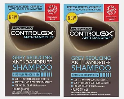 2 Just For Men Control GX Anti Dandruff Shampoo Grey Reducing (2 PACK) NEW • $17.99
