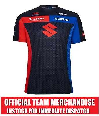 Buildbase Suzuki Superbike BSB Official Team KIDS Printed T-Shirt Tee - NEW GSXR • $17.67