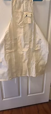 Vintage Sears Union Made 100% Heavy Cotton Work Apron Beige • $25