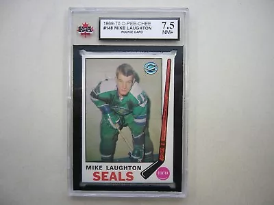 1969/70 O-pee-chee Hockey Card #148 Mike Laughton Rookie Ksa 7.5 Nm+ Sharp!! Opc • $44.99
