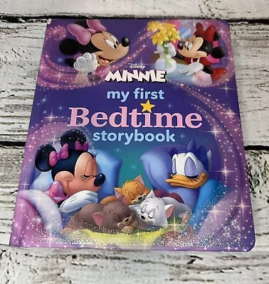 My First Minnie Mouse Bedtime Storybook By Disney Books (corner Chipped) • $6