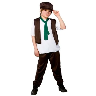 £14.95 • Buy Child VICTORIAN SCHOOL BOY Chimney Sweep Fancy Dress Book Week Costume 3-13 Yrs
