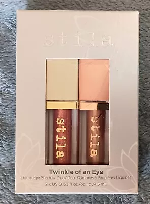 STILA Tulip Twinkle Jezebel Liquid Eye Shadow Duo .153 Fl Oz Ea Sparkle Shimmer • $16.97