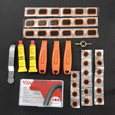 Bike Bicycle Flat Tire Repair Kit Tool Set Inner Tire Patch Repair Kit ♻ • $6.84