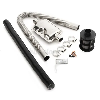 24mm Exhaust Silencer Filter Pipe Vent Ducting Filter For Eberspacher   • £11.95