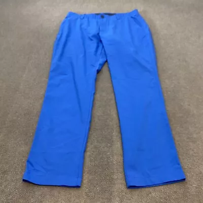 Under Armour Golf Pants Men's 34 Blue Performance Stretch Casual Golfer 34x30 • $24.95