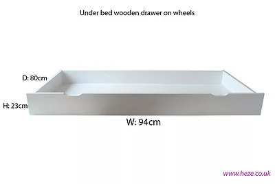 High Quality Strong Solid DOUBLE Wooden Bed White 4FT6 The Best On Ebay!Berno • £78