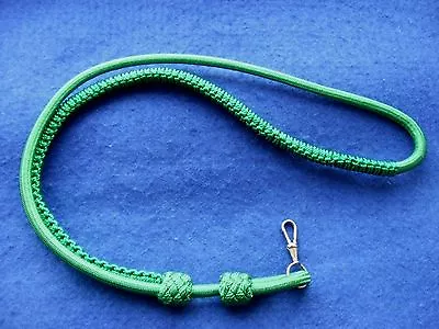 High Quality Officers British Army Military Green Lanyard + Swivel Clip  • £8