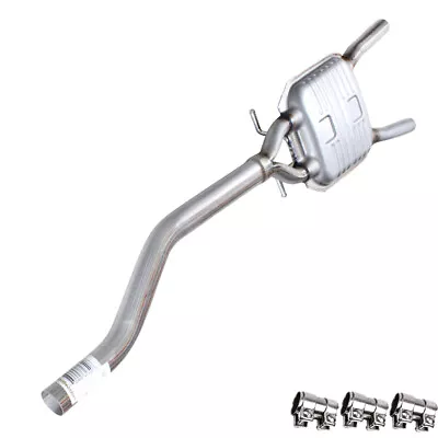 Stainless Steel Exhaust Resonator Pipe Fits: 2005 - 2009 Audi A4 Quattro 2.0L • $139.84