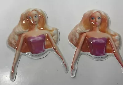 Vintage Wilton Barbie Cake Topper Decoration Plastic 1995 Lot Of 2 509-3500 • $6.99