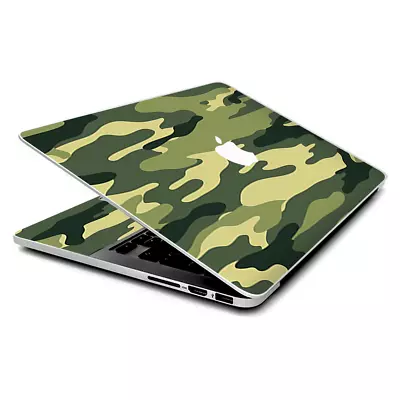 Skin Wrap For MacBook Pro 15 Inch Retina  Green Camo Original Camouflage • $16.98