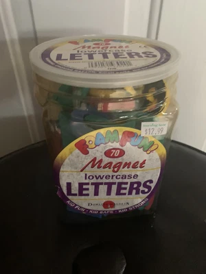 £19.37 • Buy Magnets Foam Fun Lowercase Magnet Letters Box/set Of 70 Clearance Price