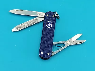 Victorinox Classic Night Dive Alox Aluminum Handle Swiss Army Knife Multi Tool! • $25.49