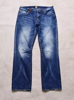 £64 • Buy Prps Blue Denim Jeans Size 38/34