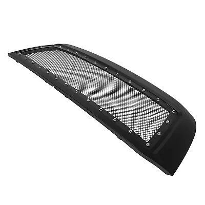 Fits 2010-2013 Toyota Tundra Upper Stainless Black Mesh Rivet Package Grille • $224.99