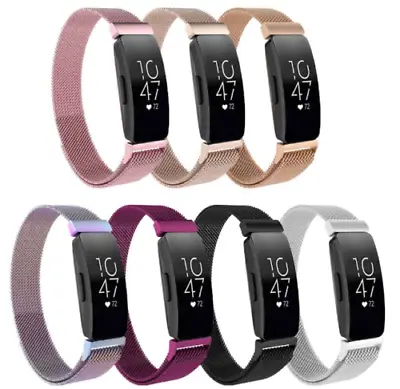 Mesh Metal Watch Band Milanese Magnetic For Fitbit Inspire /HR / Inspire 2 • $13.99