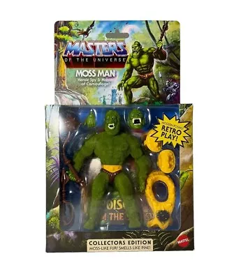 Masters Of The Universe Origins MOSS MAN Figure Set Exclusive Flocked Retro MOTU • $29.99