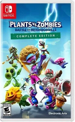 Plants Vs Zombies Battle For Neighborville Complete Nintendo Switch Brand New  • $54