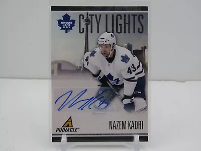 Nazem Kadri 2010-11 Pinnacle City Lights Autograph Auto! #089/100! Toronto! • $13.50