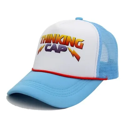$8.69 • Buy Stranger Things Thinking Baseball Cap Snapback Hat Dustin Mesh Sunshade Peaked 4