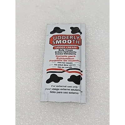 Udderly Smooth Udder Cream Body Cream Sample Packet • $1.99