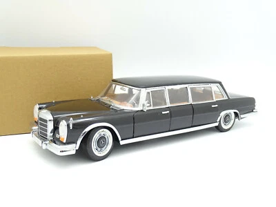Sun Star 1/18 - Mercedes 600 Pullman Limousine 1966 Grise (Occasion, Sans Boîte)