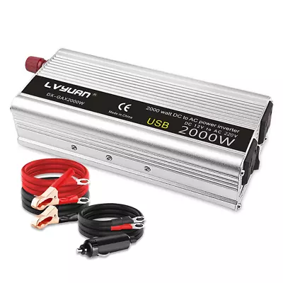 Power Inverter 800W 2000W 12v DC To 240v AC Caravan Converter Adapter USB Charge • $50.99