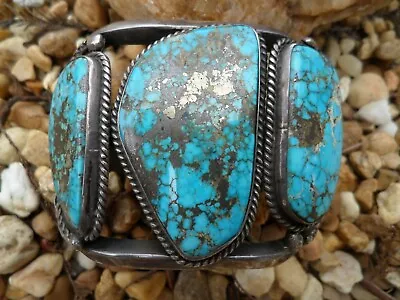 Collector Investment Gem Grade Morenci Sterling Cuff Navajo Kee Sz6.87; 5.22oztw • $5750