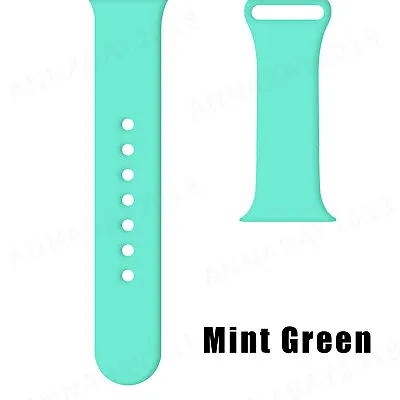 For Apple Watch Silicone Band Strap 1/2/3/4/5/6/7/SE Sports 38/40/41/42/44/45mm • $2.99