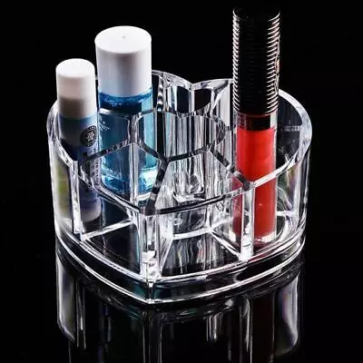 Felji Heart Shaped Acrylic Makeup Organizer 1057 • $9.49