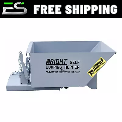 1/4 Yd Low Pro Self Dumping Hopper-trash-dumpster-recycling Hopper- Ships Free • $670