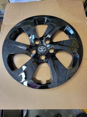 $159.88 • Buy 17  Custom Gloss Black Hubcaps For Rav4 Toyotas (4) Fits 2019-21 New Replicas