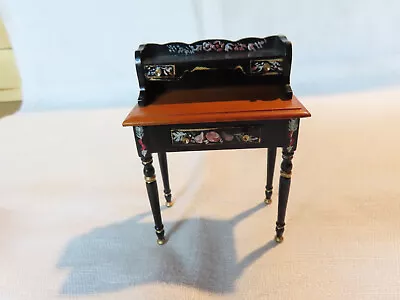 Miniature Dollhouse Painted Victorian Ladies Writing Desk 1:12 Scale • $45