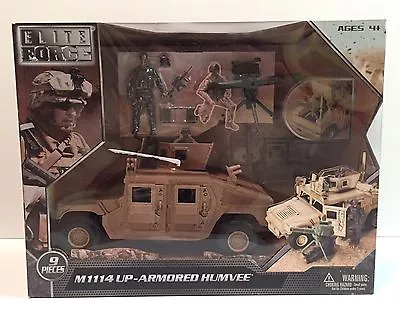 MIB BBI ELITE FORCE 1/18 - M1114 Up-Armored Humvee GI Joe Cobra NEW VAMP Stinger • $72.99