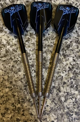 £39.99 • Buy Unicorn Phil Taylor Evolution Phase 1 Golden 24G Tungsten Darts (SET 3)