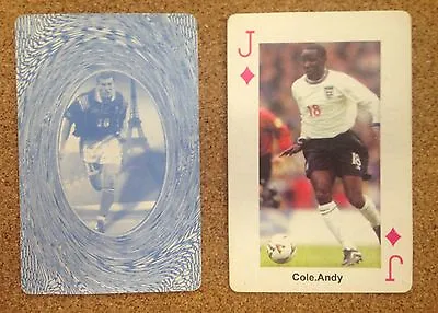 Euro 2000 Championship Football Single Playing Cards Various International Teams • £2.20