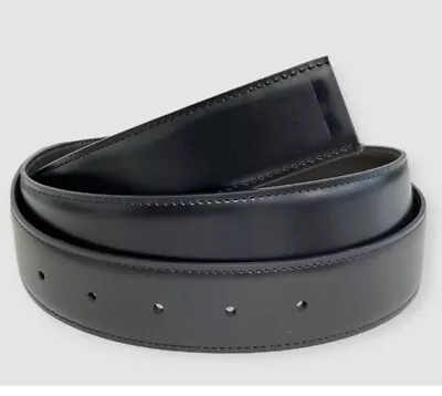 100% Authentic Salvatore Ferragamo Black/hickory Belt Strap Size 42 Bnwt • $159