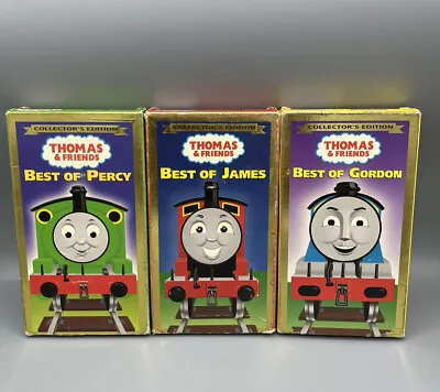Thomas The Tank Engine Best Of Gordon James & Percy Collector’s  Edition VHS Lot • $29.90