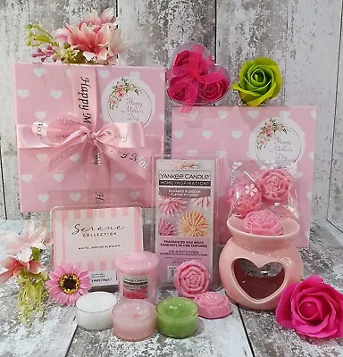 YANKEE CANDLE Gift Box Wax Melts Burner Soap Roses Mum Nan Wife • £24.99