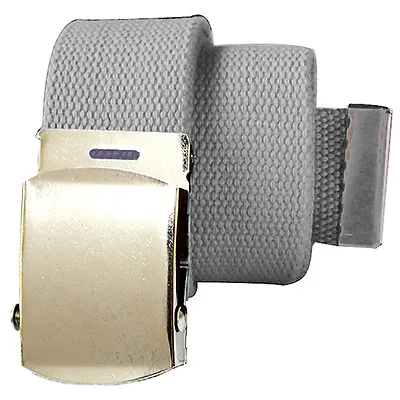 Military Style Canvas Web Belt - BUY 2 GET 1 FREE JUST ADD THE 3 BELTS TO CART • $6.50