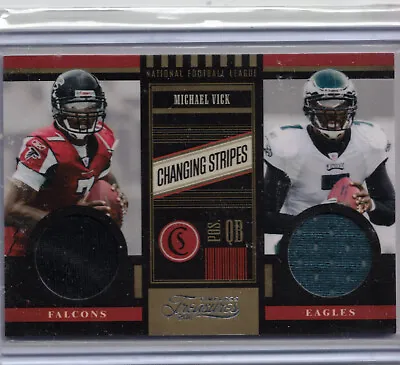 2011 Timeless Treasures Michael Vick Changing Stripes Jersey Patch /249 Eagles • $59.95
