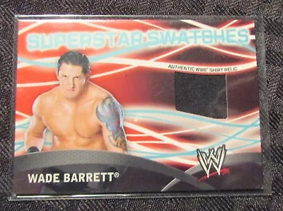 2011 WWE Topps WADE BARRETT Shirt Relic Trading Card NM 9.4  • $15.25