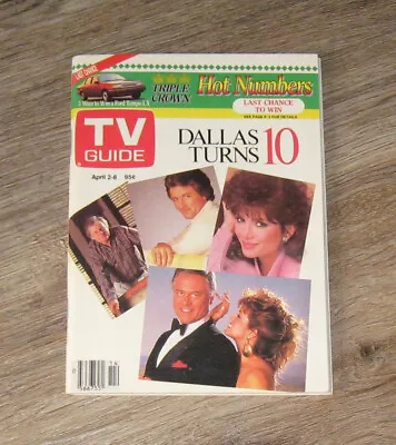 TV Guide 1988 Magazine Victoria Principal DALLAS Patrick Duffy LARRY Hagman • $36.43