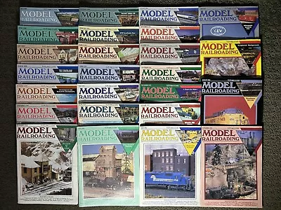 Model Railroading Magazine Lot Of 25 1990-1992 Issues Vintage Train Railroad Mag • $45